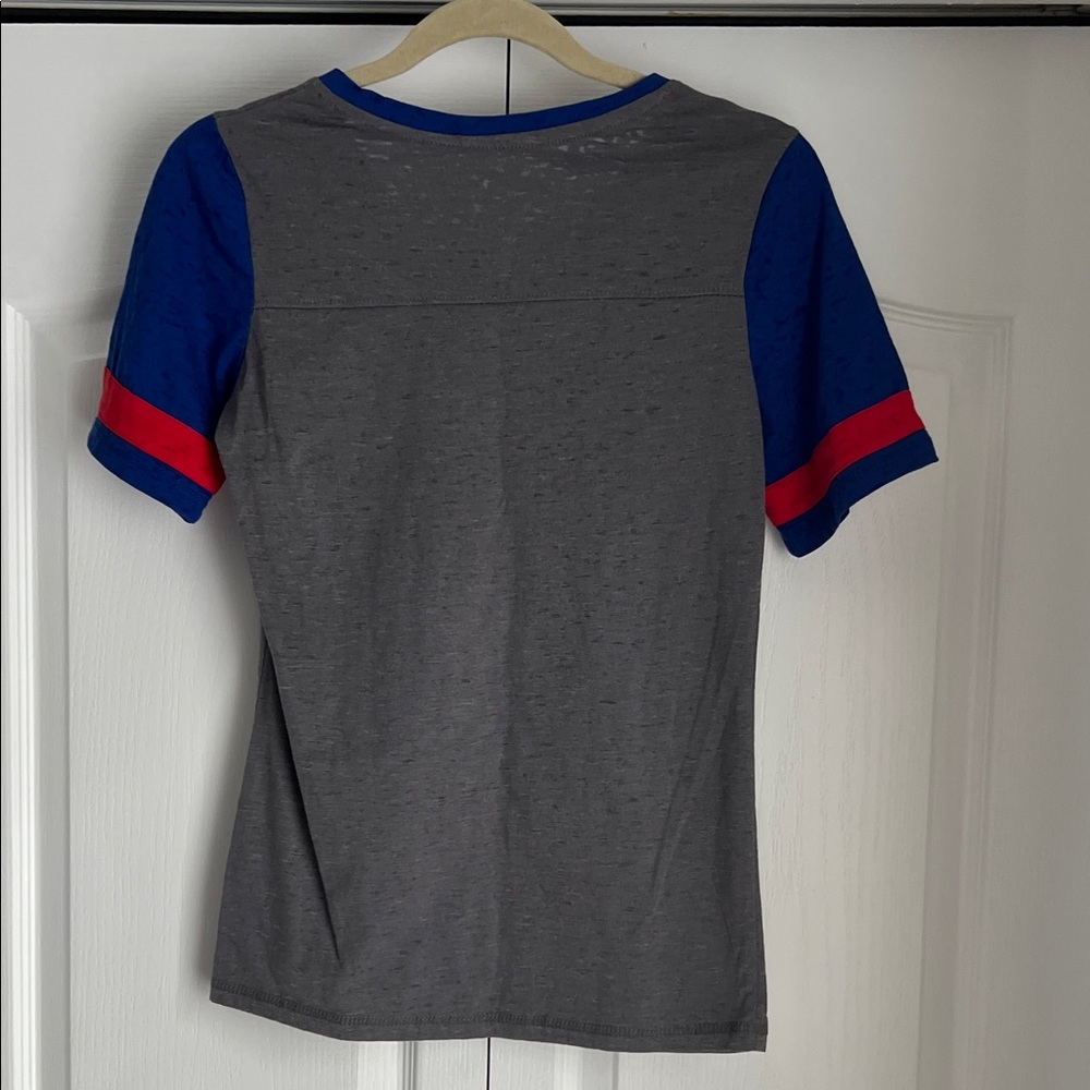 NFL Gray and Blue Buffalo Bills Football Tee - Picture 3 of 4